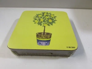 **LOOK** Superb New & Sealed DENBY Carmina LEMON TREE Corked Coasters X 4 - Picture 1 of 3