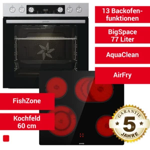 Gorenje Red Pepper Set S3 Einbauherd Kochfeld Backofenset Herdset Küche - Bild 1 von 12