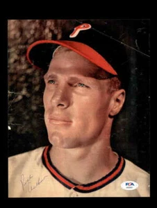 Richie Ashburn PSA DNA Coa Signed 8x10 Vintage Phillies Photo Autograph - Picture 1 of 3