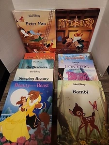 Disney Classic Lot of 10 Hardcover Books - Peter Pan, Prince & Pauper, Rescuers - Picture 1 of 19