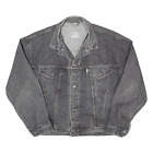 Vintage MUSTANG Mens Denim Jacket Grey 90s XL