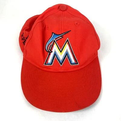 Gorra de béisbol ajustable OC Sports Miami Marlins para jóvenes/niños naranja Foto 1 de 4