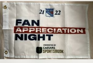 NY Rangers 2021/22 Fan Appreciation Night Flag - NHL New Still In Bag