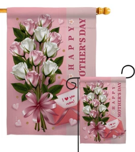 Dear Mother Garden Flag Family Day Decorative Small Gift Yard House Banner - Picture 1 of 19