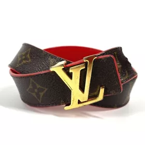 Cinturón reversible LOUIS VUITTON M9498X Monograma Ceinture-LV Inicial 30MM - Imagen 1 de 13