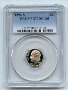 1994 S 10C Roosevelt Dime Proof PCGS PR70DCAM - Picture 1 of 1