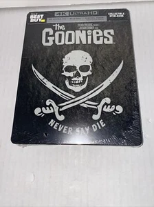 GOONIES 4K STEELBOOK + BluRay + DIGITAL (EXPIRED)  OOP. RARE** READ SMALL TEAR - Picture 1 of 9
