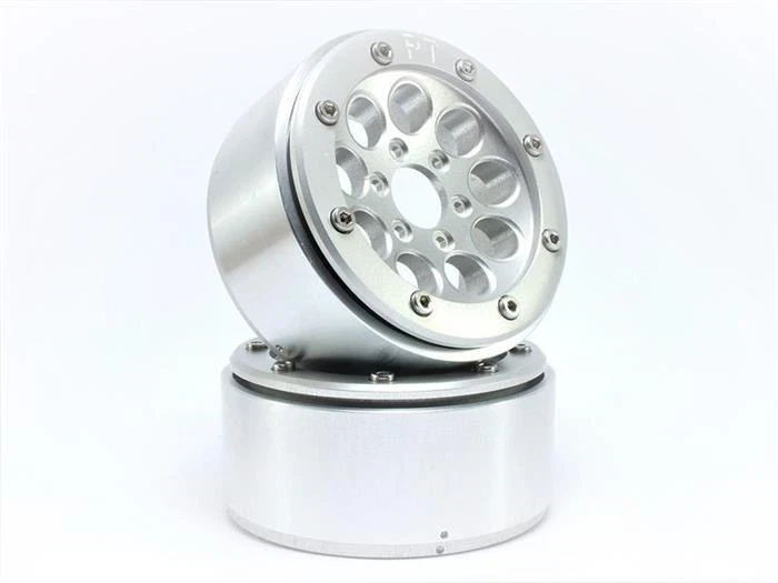 Ruote Beadlock Metsafil GUN Argento/Argento 1.9 (2 Pz.) Senza Mozzo / MT5020SS - Immagine 1 di 1