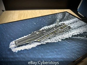 Modelo USS Gerald R.Ford escala 1/2000 pintado 3D construcción colección juguete regalo NUEVO - Imagen 1 de 6