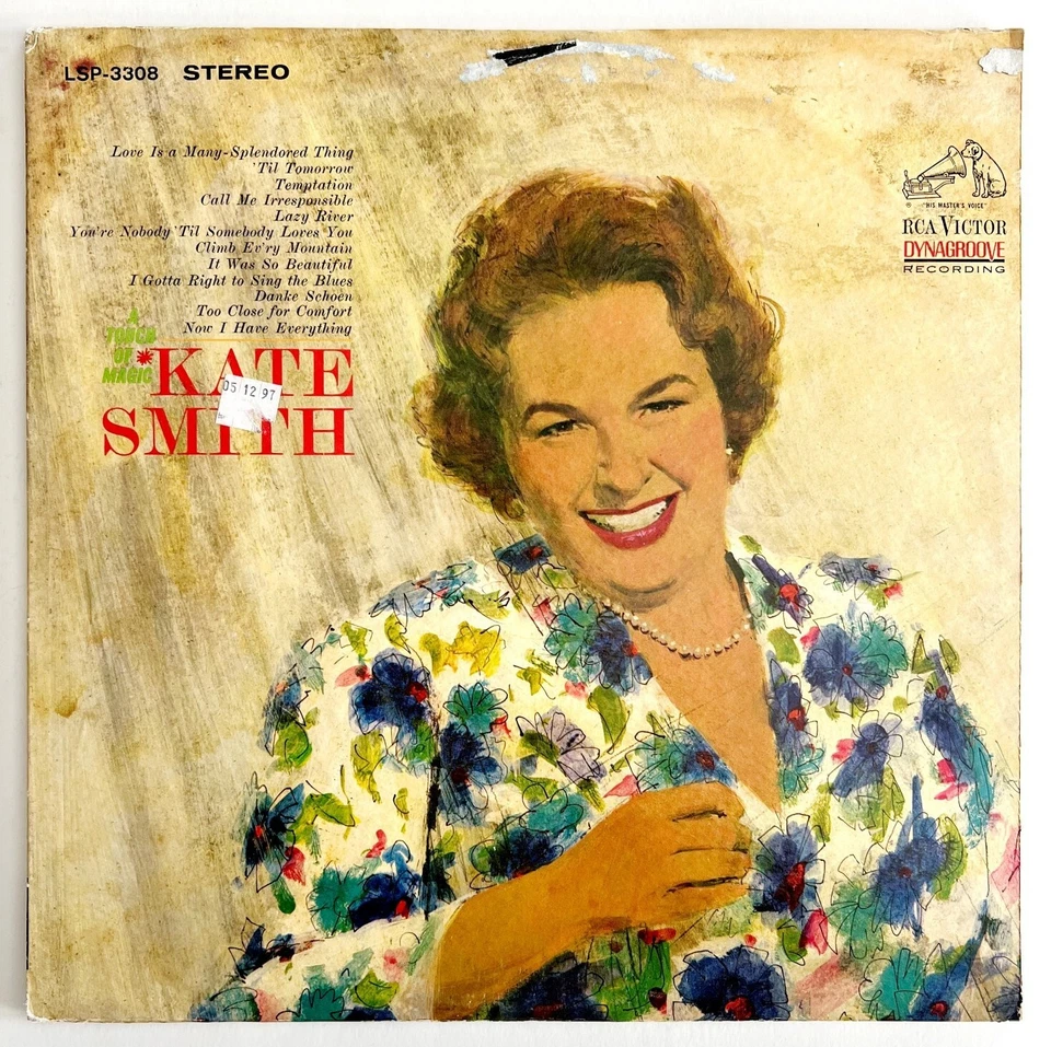 Kate Smith A Touch Of Magic Vinyl Record 1965 33 12" Easy Listening VRG1 - Image 1 of 1