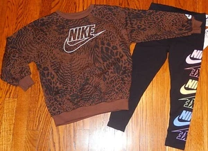 NIKE SPORT AUTHENTIC TODDLERS GIRLS BRAND NEW ORIGINAL 2Pc SET Size 6, NWT - Picture 1 of 7