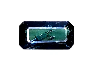 0,84ct grüner natürlicher Saphir Achteckschliff lose Edelsteine "siehe Video" - Bild 1 von 3