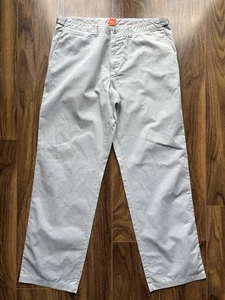 Hugo Boss Orange “Twain” Duck Egg Blue Chinos W36 L34 Excellent Condition RP£125 - Picture 1 of 15