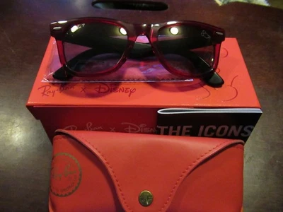 Gafas de sol RAY-BAN RB2140 WAYFARER Mickey DISNEY rojas/grises lentes polarizadas Foto 1 de 4