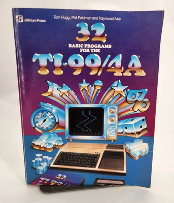 32 основные программы для компьютера TI 99/4a: программы для TI 1984 в мягкой обложке - Изображение 1 из 4