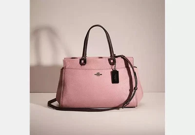 2018 NWOT  Coach Swagger 27 Dusty rose /oxblood leather Satchel - Image 1 of 4