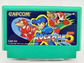 CAPCOM Famicom Soft Rockman5 Used
