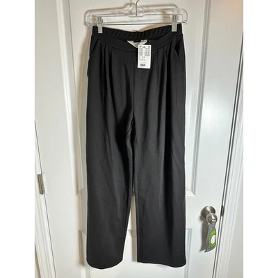 Pantalones H&M Negros Pierna Ancha Niñas Niños Talla 16 Cintura Elástica Informal Cómodos Foto 1 de 3