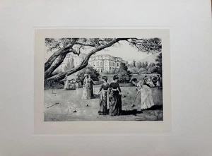 1888 Fotografia "Mills College" di A.I. Cantina "Picturesque California" - Foto 1 di 5