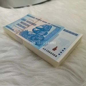 Unique 100 pcs Zimbabwe 100 Trillion Dollars Paper Banknotes Collection gift - Picture 1 of 7