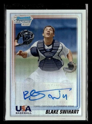 Bowman Chrome Blake Swihart 2010 refractor autógrafo automático EE. UU./199 UX4921 Foto 1 de 2