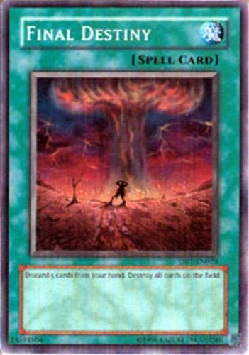 Final Destiny - DB1-EN020 - Common - Unlimited Edition Lightly Played Dark Begin - Image 1 of 1