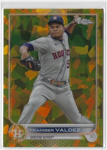 2022 Topps Chrome Sapphire Edition Framber Valdez #220 Gold /50 - Bild 1 von 2