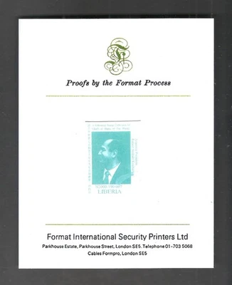 Liberia 1999 USA UN Summit Armenia President Robert Sedraki Kocharyan Proof MNH - Image 1 of 2