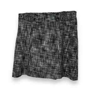 Ann Taylor schwarz & grau Tweed Business Freizeit Minirock | Gr. 18 - Bild 1 von 16