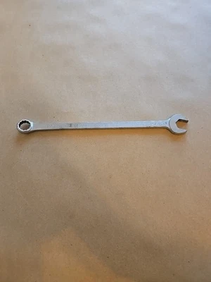 Mac Tools 9/16" 12PT SAE Chrome Long Combination Wrench USA CL18L - Image 1 of 4