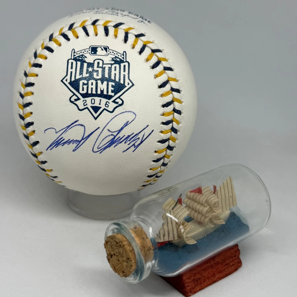 Miguel Cabrera signed Rawlings 2016 All Star Logo Baseball JSA HOF Auto A3969 - Image 1 of 1