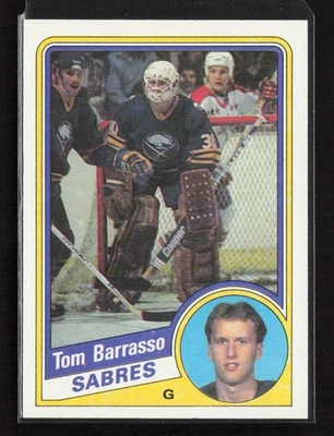 1984-85 Topps #14 Tom Barrasso Buffalo Sabres Rookie Near Mint or Better - Image 1 of 2