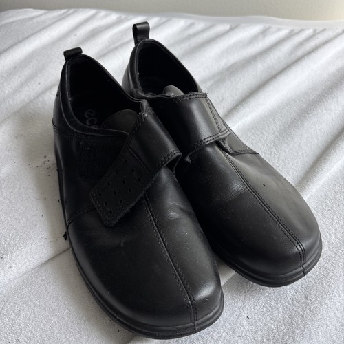 Scarpe mocassino donna Ecco nere slip on in pelle comode 37 US 6 5 preparazione cinturino superiore