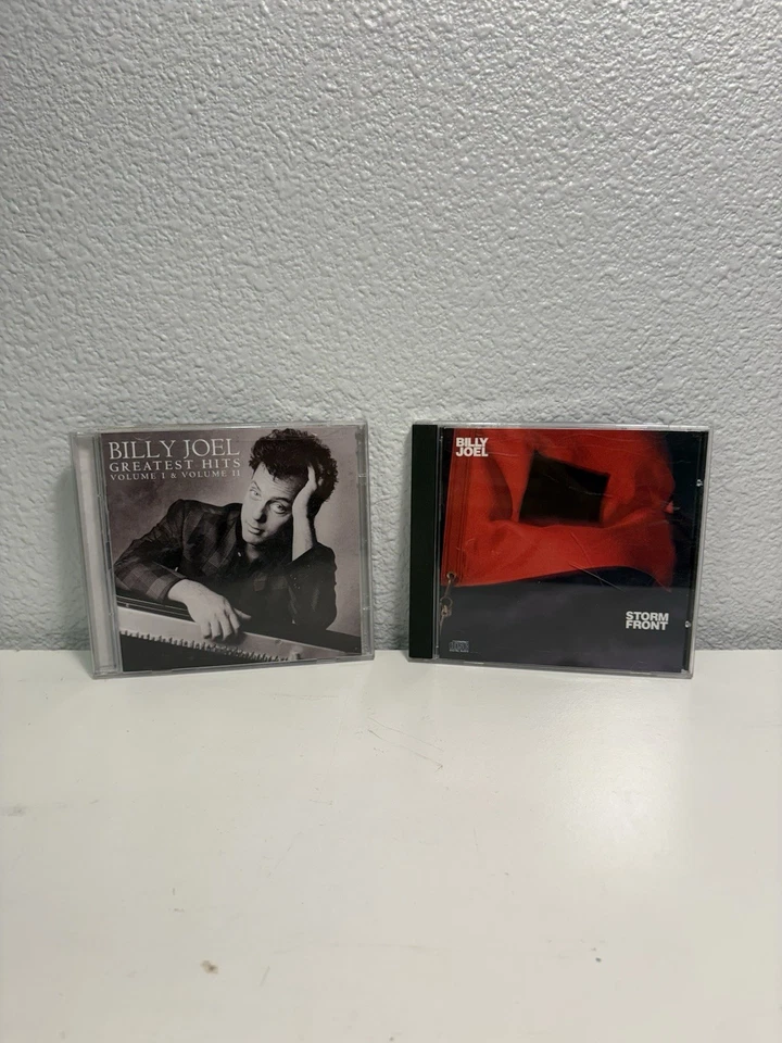 Vintage Billy Joel Greatest Hits Vol 1 & 2 And Storm Front Albums 2 CD Lot - Image 1 of 4