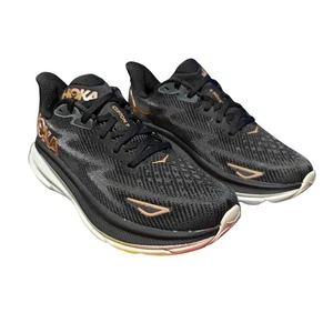 HOKA One One Clifton 9 Black / Rose Gold 1127896 BRGL Women's Size 7B - Picture 1 of 13