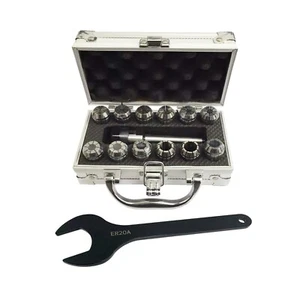 3MT ER20 SPANNZANGENFUTTER MIT 12-TEILIGEM SPANNZANGENSATZ 1-13 MM IN EINER BOX MIT ER20 SCHLÜSSEL - Bild 1 von 2