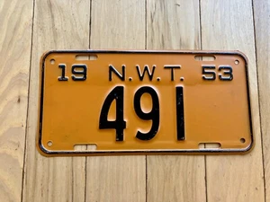 Nummernschild Northwest Territories 1953 - Bild 1 von 4