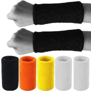 Sweat Band Sweatband Wristband Arm Band Basketball Tennis Gym Yoga Badminton - Picture 1 of 18