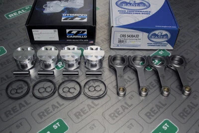 CP Pistons Eagle Rods Integra GSR B18C B18C1 81.5mm 9.8:1 SC7016/CRS5430A3D - Image 1 of 4