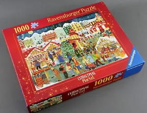 1000 Teile Jigsaw Puzzle Ravensburger Christmas Market | Weihnachtsmarkt - Bild 1 von 5