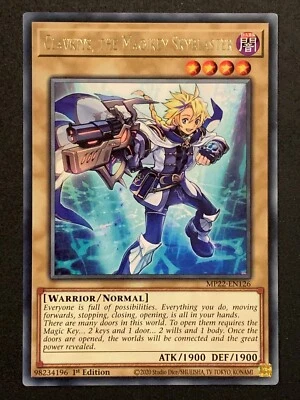 Clavkiys, the Magikey Skyblaster | MP22-EN126 | Rare | 1st Edition | YuGiOh TCG - Image 1 of 3