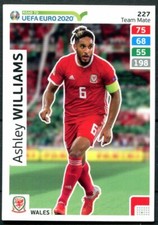 2020 PANINI Road to UEFA EURO Adrenalyn XL #227 Ashley WILLIAMS Wales
