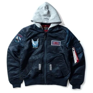 Strict-G Alpha Light MA-1 NATUS Gundam Seed Freedom Kira Yamato Talla XXL RARO - Imagen 1 de 6