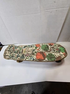 SANTA CRUZ-Rob Roskopp Skateboard Kryptonics Punk Trashed Beat 80s-90s - Picture 1 of 24