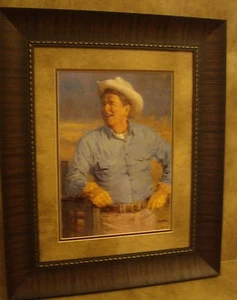 ANDY THOMAS FRAMED "REAGAN" OPEN EDITION PRINT **US PRESIDENT** - Picture 1 of 12