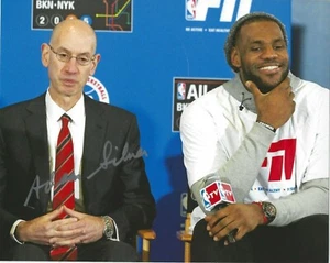 ADAM SILVER Signed 8 x 10 Photo NBA Basketball Commissioner FREE SHIPPING Auto'd - Picture 1 of 1