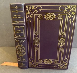 Age of Innocence by Edith Wharton Franklin Library 1976 Purple Leather Bound HC - Picture 1 of 18