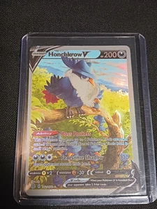 2022 Pokemon Brilliant Stars Honchkrow V 162/172 (Off center) - Picture 1 of 2