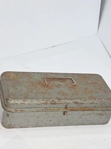 Small Metal Tool Box With Misc. Tools & Parts (s) - Picture 1 of 23