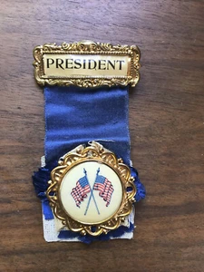 President - New York State Firemen Assn Ribbon - Bild 1 von 2
